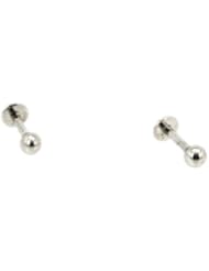 14K White Gold Eyebrow Pin