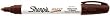 Sharpie Paint Marker Pen Oil Base Medium Point, Brown Box of 12