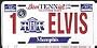 Elvis Presley Bicentennial License Plate