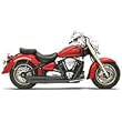 06-09 SUZUKI VZR1800: BASSANI XHAUST PRO STREET TURN OUTS - BLACK