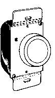 Light Switch - Dimmer Ivory