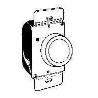 Light Switch - Dimmer White by 