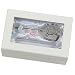 Elegant Baby Comb & Brush Set in White Box