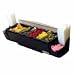 San Jamar BD4005S 9 Piece The Dome Garnish Center, 4qt Capacity, 22" Length x 7-1/2" Width x 8-1/2" Height