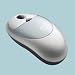 CLICK! Cordless Optical Mouse, Mac or PC, Right- or Left-Hand, Silver