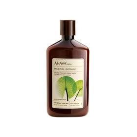 AHAVA Mineral Botanic Velvet Micro Peeling Cream Wash - Water Lily and Guarana 17oz