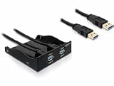Delock Multipanel 3 (2x USB 3.0) schwarz