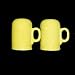 Fiestaware Sunflower 756 4-1/2-by-4-Inch Stovetop Salt and Pepper Set
