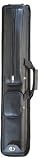 Black Leatherette Billiards Pool Cue Hard Case with a Soft Look and a Special Spring Loaded Bottom