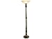 Antique Bronze Torchiere Lamp Steel&Polyresin D 16 X 16 X 72