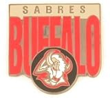 Hockey Pin - Buffalo Sabres Bar Logo Face Off Pin