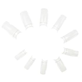 500 French Acrylic False Artificial Tips Nail Art -- Clear