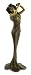 Brass sculpture, 'Dance, Dance, Dance'