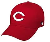 MLB ADULT Cincinnati REDS Home ALL RED Hat Cap Adjustable Velcro TWILL