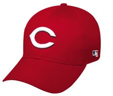 MLB ADULT Cincinnati REDS Home ALL RED Hat Cap Adjustable Velcro TWILL