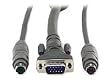 Belkin 6ft KVM E Series Cable Kit PS2 2-din6m/m Hddb15m/f