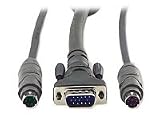 Belkin 6ft KVM E Series Cable Kit PS2 2-din6m/m Hddb15m/f