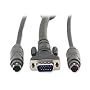 Belkin 6ft KVM E Series Cable Kit PS2 2-din6m/m Hddb15m/f