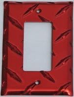 Diamond GFI Cover Single - Red