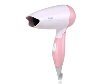 POVOS PH1503 850W Anti-Static Portable Hair Dryer (Pink)