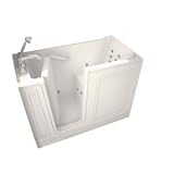 American Standard 2848.100.WLW 28-Inch by 48-Inch Walk-In Bath Whirlpool System, Left Side Drain, White