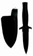 Boot Knife 7" Black - Knives - Boot