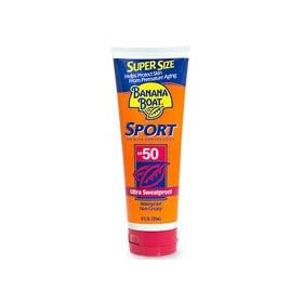 Banana Boat Sport Sunblock Lotion, SPF 50, 8 Fluid Ounces