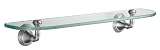 KOHLER K-10563-G Devonshire Glass Shelf, Brushed Chrome