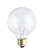 Bulbrite 331040 - 40G25CL3 - 40 Watt G25 Clear Incandescent Globe Light Bulb, 130 Volt Long Life