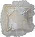 Ivory Square Wedding Ring Cushion