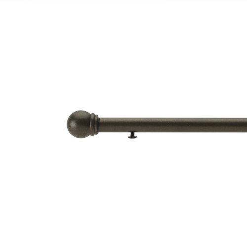 Umbra Ball 20-Inch to 36-Inch Swing Arm Drapery Rod, Bronze