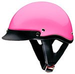 Motorcycle Half Helmets Beanie Helmet 100Pink