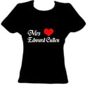 Mrs Edward cullen Twilight fitted t shirt new moon - (black and white available)