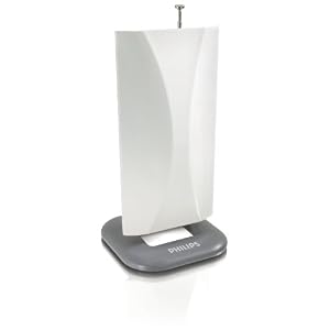Philips SDV5122 27 13 dB Amplified Indoor HDTV Antenna for UHF and VHF by 