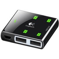 Logitech Premium 4-Port USB Hub for Notebooks
