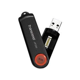 Transcend 8GB Jetflash220 Fingerprint Security USB Flash Drive