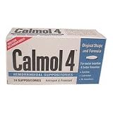 enlarged image: Calmol 4 Hemorrhoidal Suppositories - 24 Ea