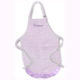 Pink Color Gingham Apron