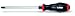 Felo 0715732370 Phillips #3 x 6-Inch Screwdriver with Hex Bolster, 552 Series