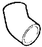 2 Slip Pvc 45 Degree Elbow