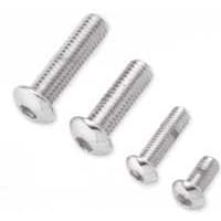 Chrome Button Head Screw-Metric