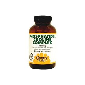Country Life - Phosphatidyl Choline Complex, 1200 mg, 100 softgels by Country Life