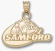 Samford Univ "Samford" Bulldog 1/2" Charm/Pendant