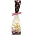Chocolate Brown and Pink Dot Cello Bag (50) -Wedding Favor