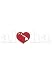 Heart of Hawai'i Aloha White Decal Sticker, Large