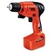 Black and Decker Inc B D Cordless Drill 7.2 Volt W carrying Case