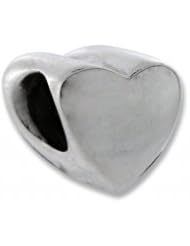 STERLING SILVER, AUTHENTIC CARLO BIAGI HEART BEAD