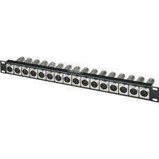 Connectronics CTX-8XFXM XLR Feed-Thru 1RU Patchbay 8-F Front/8-M Rear-by-Connectronics