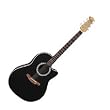 1861 BALLADEER Acoustic Electric Guitar Black Black