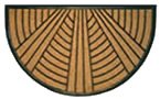 Door Mat - Art Deco Style - Coir & Rubber - 24x36